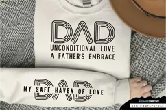 Dad My Safe Haven Sleeve SVG, Father's Day SVG Design Product Image 3