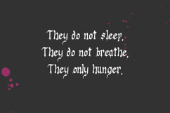 Undead Display Font Product Image 2