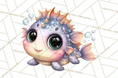 Under the Sea Babies Clipart PNG, Animal Clipart PNG Product Image 2