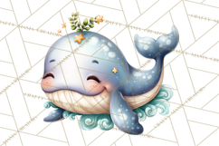 Under the Sea Babies Clipart PNG, Animal Clipart PNG Product Image 3