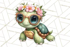 Under the Sea Babies Clipart PNG, Animal Clipart PNG Product Image 2