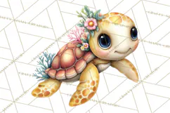 Under the Sea Babies Clipart PNG, Animal Clipart PNG Product Image 3