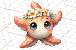 Under the Sea Babies Clipart PNG, Animal Clipart PNG Product Image 5