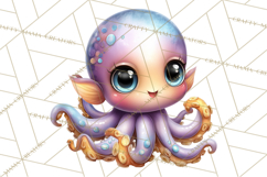 Under the Sea Babies Clipart PNG, Animal Clipart PNG Product Image 2