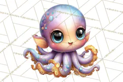 Under the Sea Babies Clipart PNG, Animal Clipart PNG Product Image 2