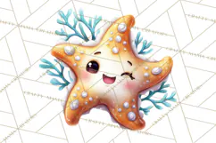 Under the Sea Babies Clipart PNG, Animal Clipart PNG Product Image 3