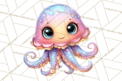 Under the Sea Babies Clipart PNG, Animal Clipart PNG Product Image 2
