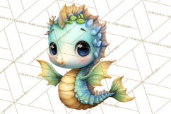 Under the Sea Babies Clipart PNG, Animal Clipart PNG Product Image 4