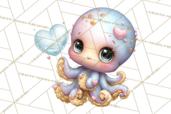 Under the Sea Babies Clipart PNG, Animal Clipart PNG Product Image 5