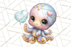 Under the Sea Babies Clipart PNG, Animal Clipart PNG Product Image 5