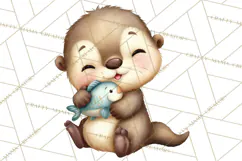 Under the Sea Babies Clipart PNG, Animal Clipart PNG Product Image 3