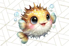 Under the Sea Babies Clipart PNG, Animal Clipart PNG Product Image 2