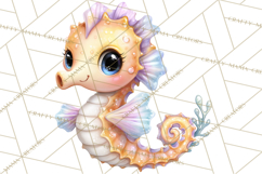 Under the Sea Babies Clipart PNG, Animal Clipart PNG Product Image 3