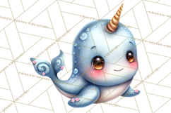 Under the Sea Babies Clipart PNG, Animal Clipart PNG Product Image 3