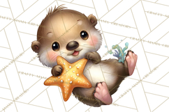 Under the Sea Babies Clipart PNG, Animal Clipart PNG Product Image 3