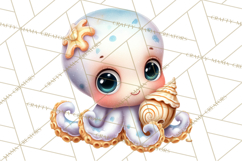 Under the Sea Babies Clipart PNG, Animal Clipart PNG Product Image 5