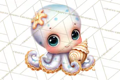Under the Sea Babies Clipart PNG, Animal Clipart PNG Product Image 5