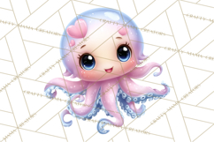 Under the Sea Babies Clipart PNG, Animal Clipart PNG Product Image 3