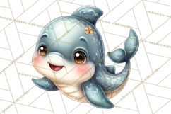 Under the Sea Babies Clipart PNG, Animal Clipart PNG Product Image 2