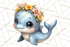 Under the Sea Babies Clipart PNG, Animal Clipart PNG Product Image 3