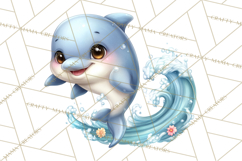 Under the Sea Babies Clipart PNG, Animal Clipart PNG Product Image 4