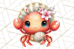 Under the Sea Babies Clipart PNG, Animal Clipart PNG Product Image 3