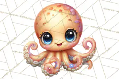 Under the Sea Babies Clipart PNG, Animal Clipart PNG Product Image 4