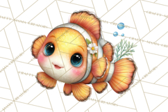 Under the Sea Babies Clipart PNG, Animal Clipart PNG Product Image 5