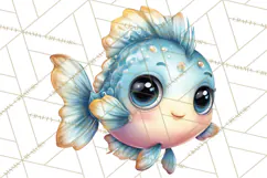 Under the Sea Babies Clipart PNG, Animal Clipart PNG Product Image 2