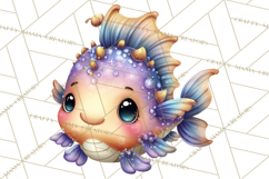 Under the Sea Babies Clipart PNG, Animal Clipart PNG Product Image 3