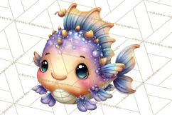 Under the Sea Babies Clipart PNG, Animal Clipart PNG Product Image 3