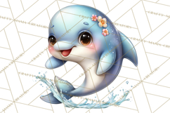Under the Sea Babies Clipart PNG, Animal Clipart PNG Product Image 2