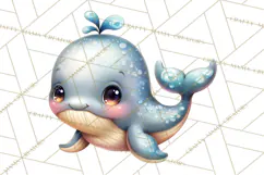 Under the Sea Babies Clipart PNG, Animal Clipart PNG Product Image 4