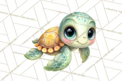 Under the Sea Babies Clipart PNG, Animal Clipart PNG Product Image 5