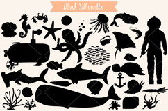 Hand-Drawn Under the Sea Doodles | Ocean Life | Fish Product Image 4