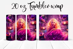 Underwater Fantasy Tumbler Wrap Sublimation Product Image 2