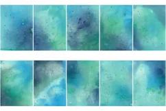 Under the Sea, High-Res JPG, Watercolor Textures Product Image 2