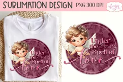 Under the spell of love PNG sublimation for Valentine's day Product Image 1