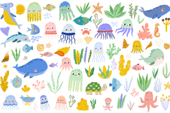 Under the Sea Nautical Collection Hand-Drawn PNG Product Image 16