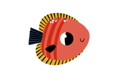 Fish Ocean Life Clipart. Under the sea Product Image 4