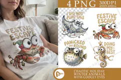 Undersea Christmas Aquatic Chaos Sublimation Product Image 1