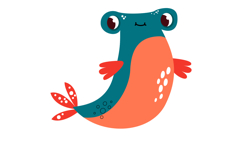 Underwater Sea Life Illustrations Tropical Fish Product Image 6