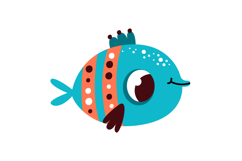 Underwater Sea Life Illustrations Tropical Fish Product Image 2