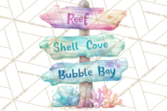 Pastel Underwater Clipart PNG, Baby Sea Animals Clip Art Product Image 2
