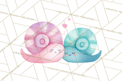 Pastel Underwater Clipart PNG, Baby Sea Animals Clip Art Product Image 5