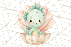 Pastel Underwater Clipart PNG, Baby Sea Animals Clip Art Product Image 2