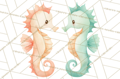 Pastel Underwater Clipart PNG, Baby Sea Animals Clip Art Product Image 4