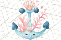 Pastel Underwater Clipart PNG, Baby Sea Animals Clip Art Product Image 3