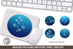Mouse Pad Underwater Bubbles Product Image 1