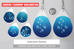 Earring Underwater Bubbles Product Image 1